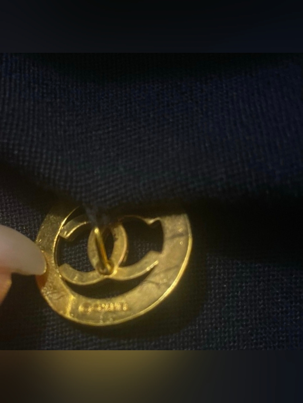 Vintage Chanel Navy Wool Blazer - Picture 10 of 16